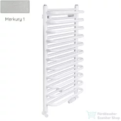   Radeco MARIO A6-350/M 1440x385 törölközőszárítós radiátor MERKURY 1 (metál ezüst) színben