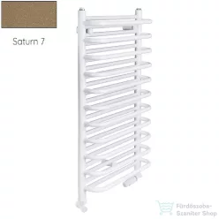   Radeco MARIO A6-400/M 1440x435 törölközőszárítós radiátor SATURN 7 (metál homok) színben