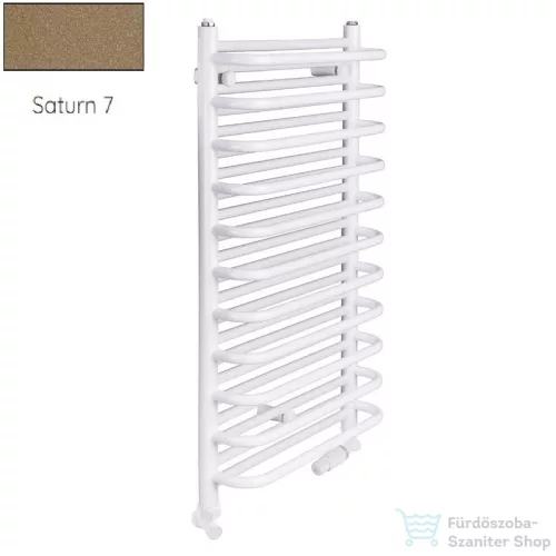 Radeco MARIO A6-400/M 1440x435 törölközőszárítós radiátor SATURN 7 (metál homok) színben