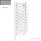 Radeco MARIO A6-500/M 1440x535 törölközőszárítós radiátor MERKURY 3 (metál világosszürke) színben