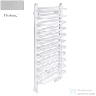 Radeco MARIO A6-600/M 1440x635 törölközőszárítós radiátor MERKURY 1 (metál ezüst) színben