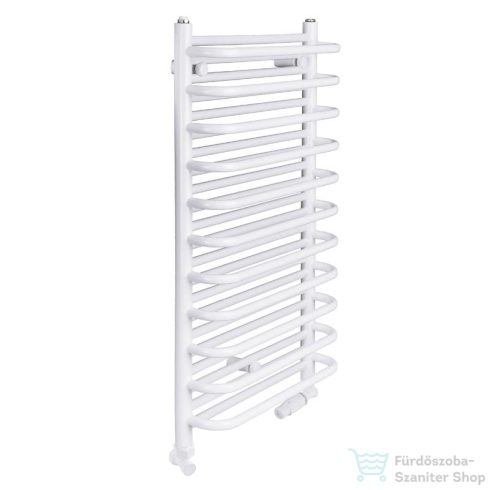 Radeco MARIO A8-400/M 1820x435 törölközőszárítós radiátor fényes fehér színben