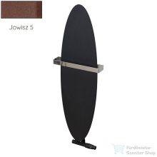   Radeco ORRO 990x280 ovális design radiátor törölközőtartó nélkül, JOWISZ 5 (matt barna) színben