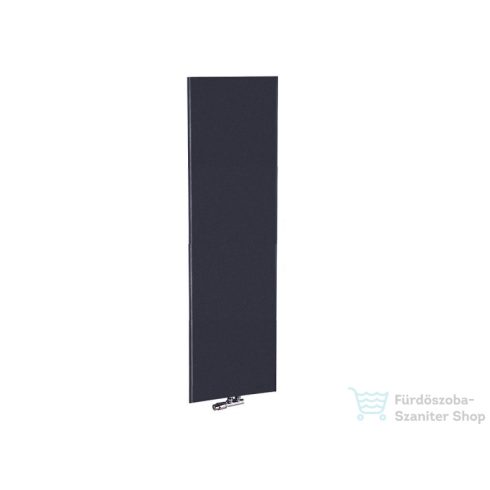 Radeco PARYS 2 1800x600 design radiátor törölközőtartó nélkül, MERKURY 8 (selyemfényű fekete) színben