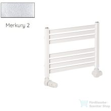   Radeco PINO K AK1-400/EP 415x430 törölközőszárítós radiátor, MERKURY 2 (ezüst) színben