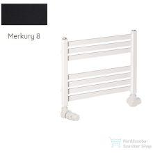   Radeco PINO K AK1-600/EP 415x630 törölközőszárítós radiátor, MERKURY 8 (selyemfényű fekete) színben
