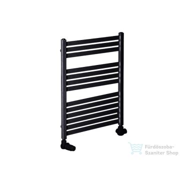   Radeco PINO K AK2-600/EP 715x630 törölközőszárítós radiátor, MERKURY 7 (matt fekete) színben