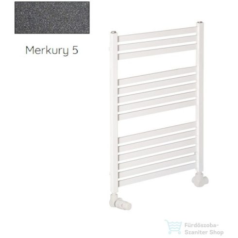 Radeco PINO K AK3-600/EP 850x630 törölközőszárítós radiátor, MERKURY 5 (metál sötétszürke) színben