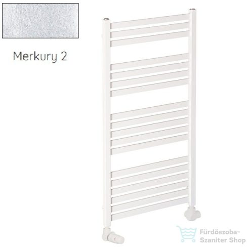 Radeco PINO K AK4-600/EP 1060x630 törölközőszárítós radiátor, MERKURY 2 (ezüst) színben