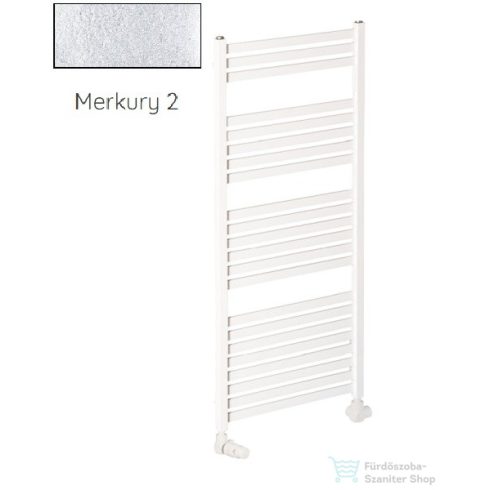 Radeco PINO K AK5-400/EP 1240x430 törölközőszárítós radiátor, MERKURY 2 (ezüst) színben