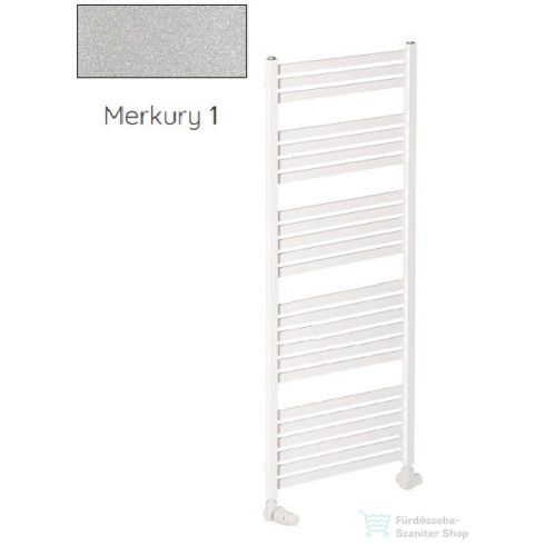 Radeco PINO K AK6-600/EP 1450x630 törölközőszárítós radiátor, MERKURY 1 (metál ezüst) színben