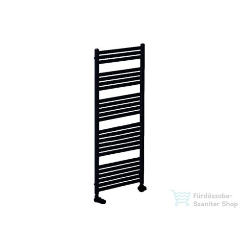 Radeco PINO K AK6-600/EP 1450x630 törölközőszárítós radiátor, MERKURY 8 (selyemfényű fekete) színben