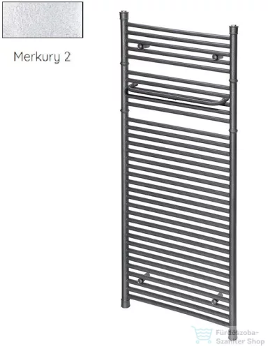 Radeco RETRO A1-400/P/KOLOR 490x445 design radiátor, MERKURY 2 (ezüst) színben