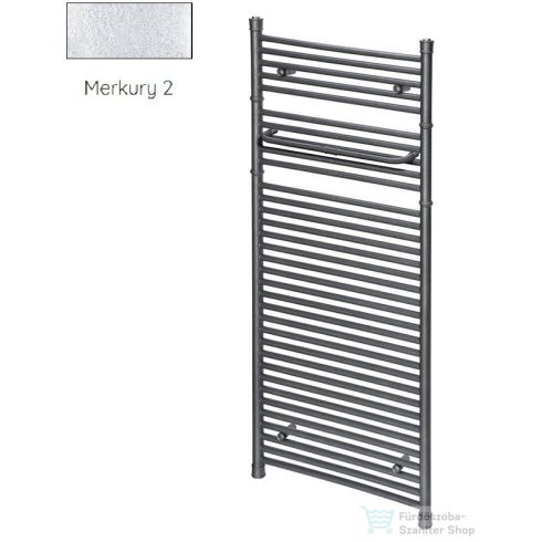 Radeco RETRO A1-500/P/KOLOR 490x545 design radiátor, MERKURY 2 (ezüst) színben