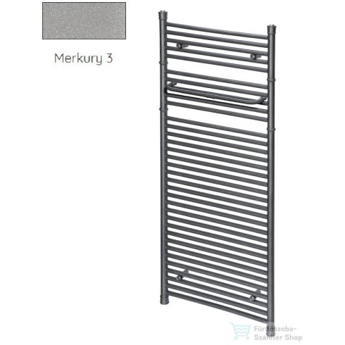 Radeco RETRO A3-600/P/KOLOR 870x645 design radiátor, MERKURY 3 (metál világosszürke) színben
