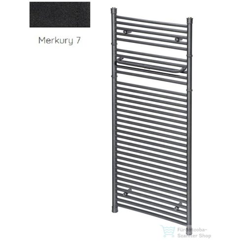 Radeco RETRO A4-400/P/KOLOR 1060x445 design radiátor, MERKURY 7 (matt fekete) színben