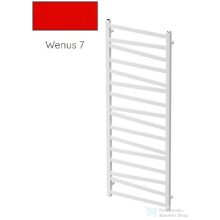   Radeco RIVER 4 1395x530 design radiátor, WENUS 7 (piros) színben