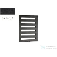   Radeco ROD 1 830x550 design radiátor,MERKURY 7 (matt fekete) színben
