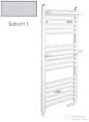 Radeco ROSA AD2-500/R 680x550 törölközőszárítós radiátor, SATURN 1 (metál jégszürke) színben