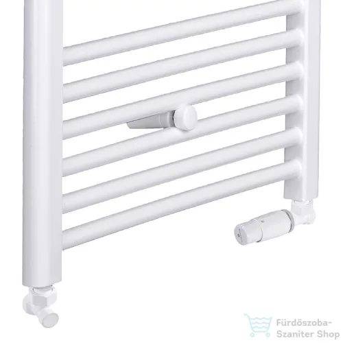 Radeco ROSA AD3-600/R 870x650 törölközőszárítós radiátor, MERKURY 8 (selyemfényű fekete) színben