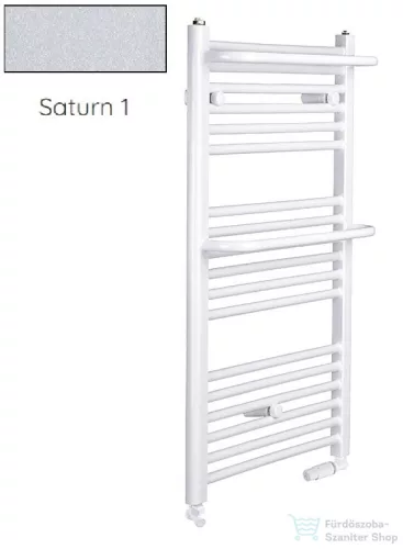 Radeco ROSA AD4-600/R 1060x650 törölközőszárítós radiátor, SATURN 1 (metál jégszürke) színben