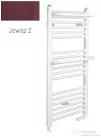 Radeco ROSA AD5-600/R 1250x650 törölközőszárítós radiátor, JOWISZ 2 (metál bordó) színben