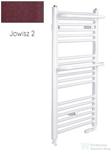 Radeco ROSA AD5-600/R 1250x650 törölközőszárítós radiátor, JOWISZ 2 (metál bordó) színben