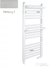 Radeco ROSA AD5-600/R 1250x650 törölközőszárítós radiátor, MERKURY 1 (metál ezüst) színben