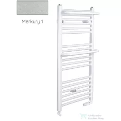   Radeco ROSA AD5-600/R 1250x650 törölközőszárítós radiátor, MERKURY 1 (metál ezüst) színben
