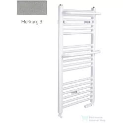   Radeco ROSA AD5-600/R 1250x650 törölközőszárítós radiátor, MERKURY 3 (metál világosszürke) színben