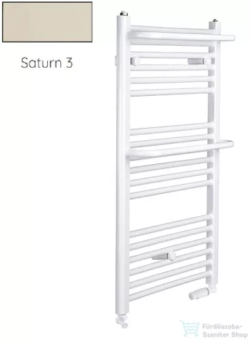 Radeco ROSA AD5-600/R 1250x650 törölközőszárítós radiátor, SATURN 3 (matt bézs) színben