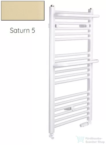Radeco ROSA AD5-600/R 1250x650 törölközőszárítós radiátor, SATURN 5 (matt krém) színben