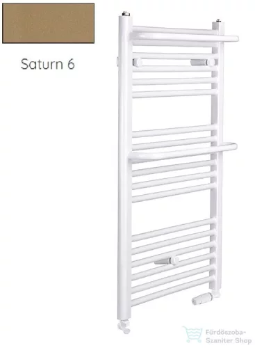 Radeco ROSA AD5-600/R 1250x650 törölközőszárítós radiátor, SATURN 6 (matt homok) színben