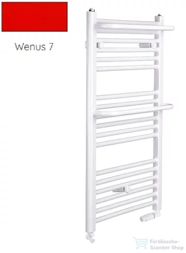 Radeco ROSA AD5-600/R 1250x650 törölközőszárítós radiátor, WENUS 7 (piros) színben