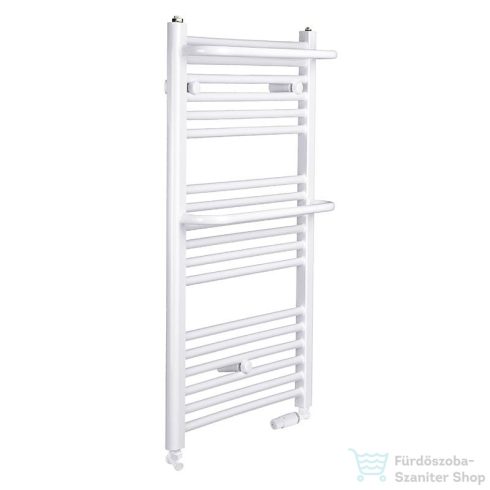 Radeco ROSA AD6-600/R 1440x650 törölközőszárítós radiátor, fényes fehér színben