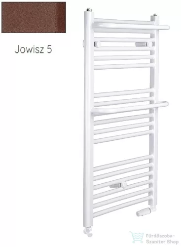 Radeco ROSA AD6-600/R 1440x650 törölközőszárítós radiátor, JOWISZ 5 (matt barna) színben