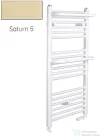 Radeco ROSA AD6-600/R 1440x650 törölközőszárítós radiátor, SATURN 5 (matt krém) színben