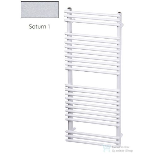 Radeco SARA E A1-400/SPE 496x450 törölközőszárítós radiátor, SATURN 1 (metál jégszürke) színben