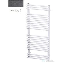   Radeco SARA E A6-400/SPE 1408x450 törölközőszárítós radiátor, MERKURY 5 (metál sötétszürke) színben