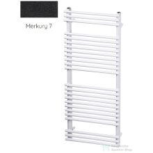   Radeco SARA E A7-400/SPE 1636x450 törölközőszárítós radiátor, MERKURY 7 (matt fekete) színben