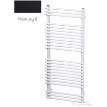   Radeco SARA E A7-600/SPE 1636x650 törölközőszárítós radiátor, MERKURY 8 (selyemfényű fekete) színben