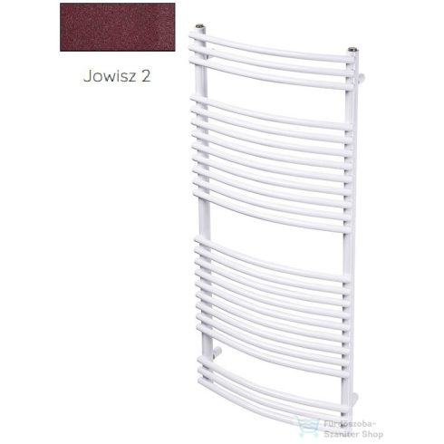 Radeco SONIA E A1-500/SLE 496x550 törölközőszárítós radiátor, JOWISZ 2 (metál bordó) színben