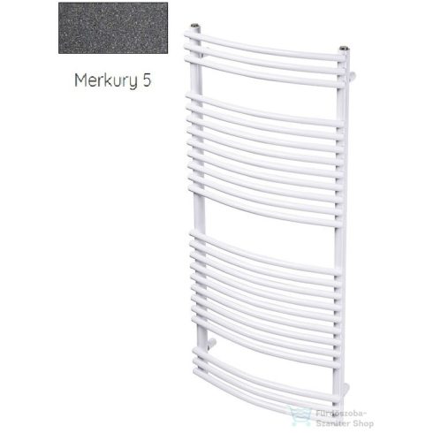 Radeco SONIA E A1-500/SLE 496x550 törölközőszárítós radiátor, MERKURY 5 (metál sötétszürke) színben