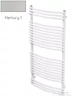 Radeco SONIA E A3-600/SLE 838x650 törölközőszárítós radiátor, MERKURY 1 (metál ezüst) színben