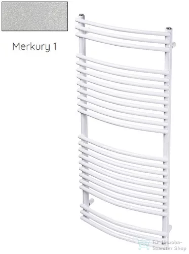 Radeco SONIA E A3-600/SLE 838x650 törölközőszárítós radiátor, MERKURY 1 (metál ezüst) színben