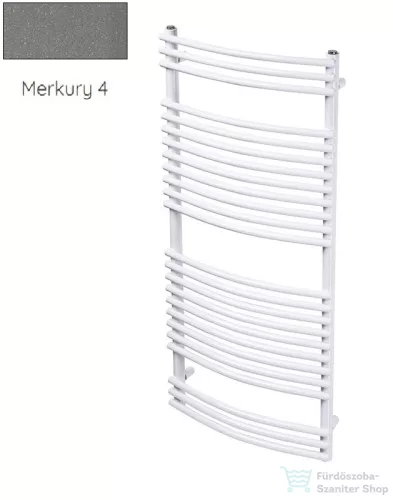 Radeco SONIA E A6-700/SLE 1408x750 törölközőszárítós radiátor, MERKURY 4 (metál szürke) színben