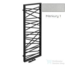   Radeco SPIDER 2 1200x530 design radiátor, MERKURY 1 (metál ezüst) színben