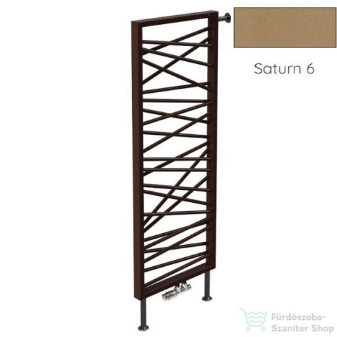 Radeco SPIDER BIS 2 1200x530 design radiátor, SATURN 6 (matt homok) színben