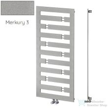   Radeco TENSOR 1 830x550 design radiátor,MERKURY 3 (metál világosszürke) színben