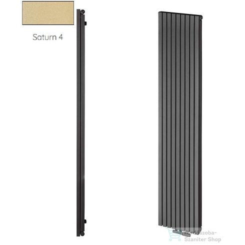 Radeco TORGET PLUS 3 1200x334 design radiátor, SATURN 4 (metál bézs) színben